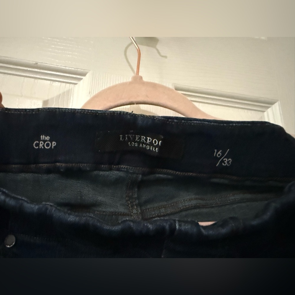 Liverpool Stretch Jeans crop-  size 16 / 33 - Picture 2 of 4